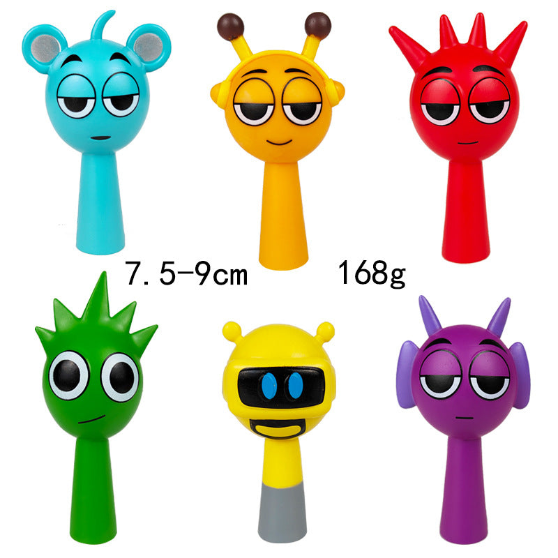 Collectible Character Ornaments for Colorful Desks