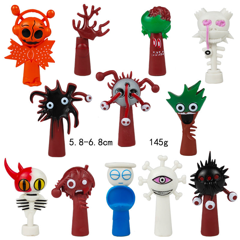 Collectible Character Ornaments for Colorful Desks