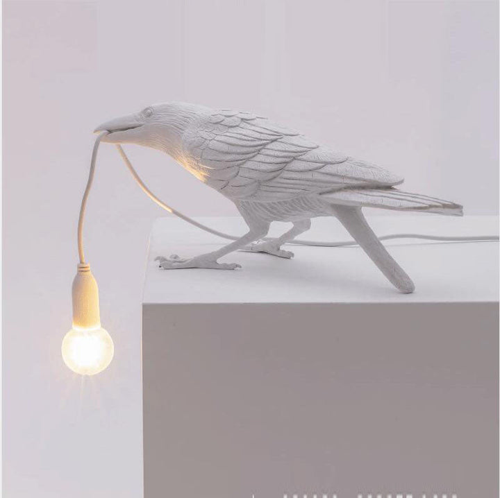Nordic Resin Bird Wall Lamp for Bedside Night Light