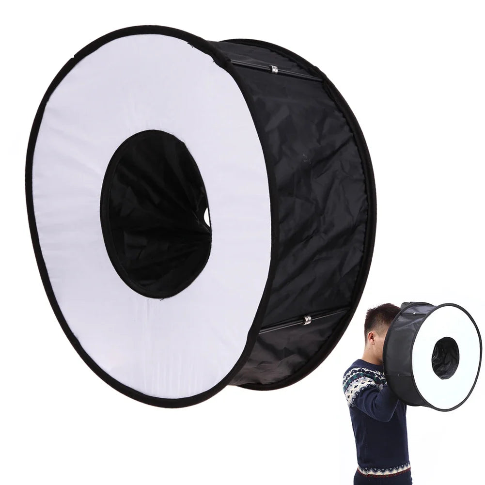 45cm Speedlite Ring Softbox for Soft Flash Portraits