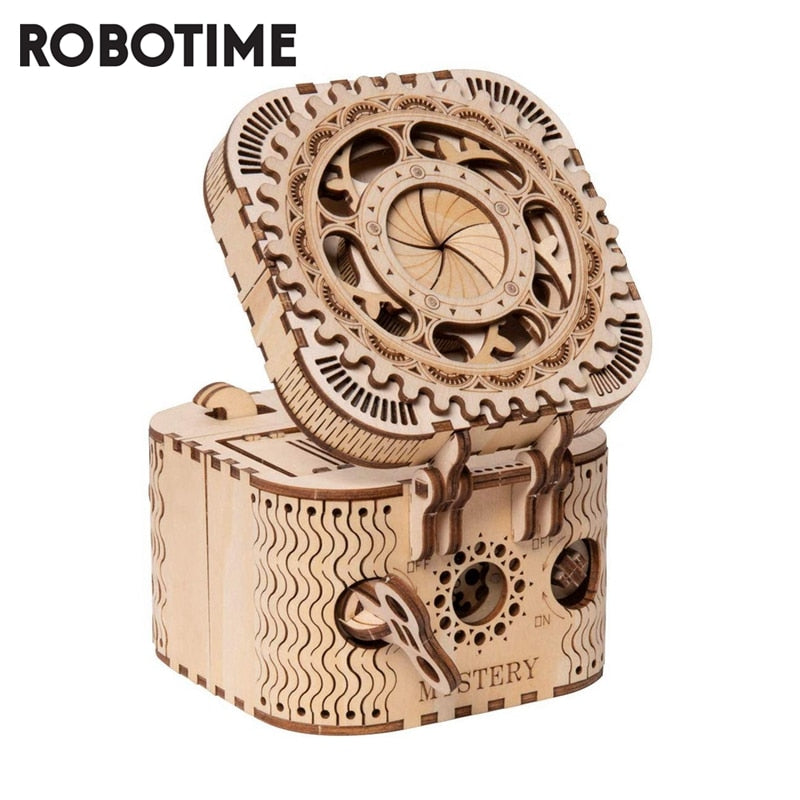 DIY Wooden Puzzle Treasure Box | 123-Piece Keepsake