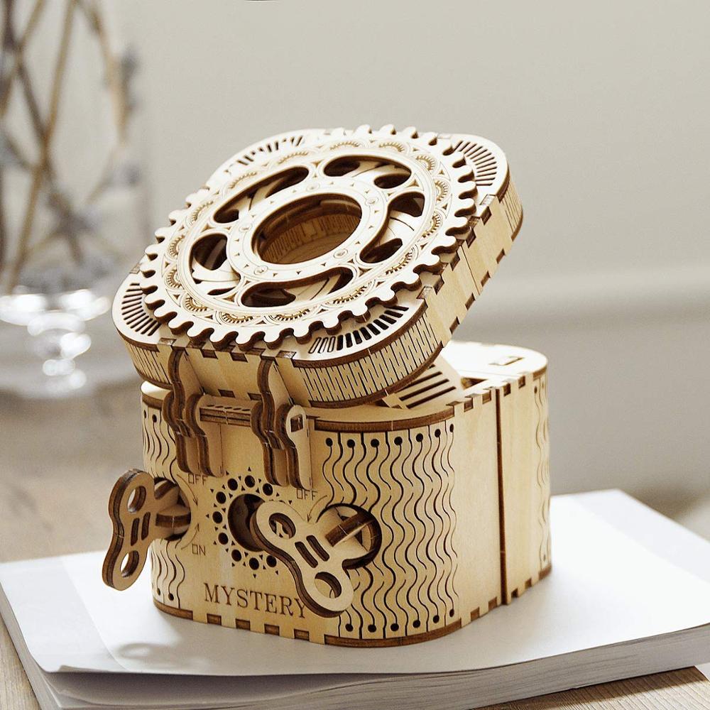 DIY Wooden Puzzle Treasure Box | 123-Piece Keepsake