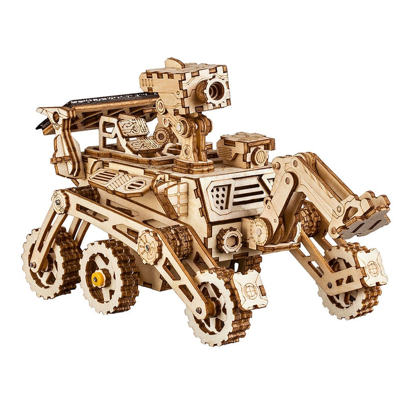 Solar Wooden Model Building Kit for Screen-Free STEM