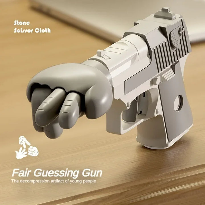 Rock Paper Scissors Gun Interactive Party Game Toy