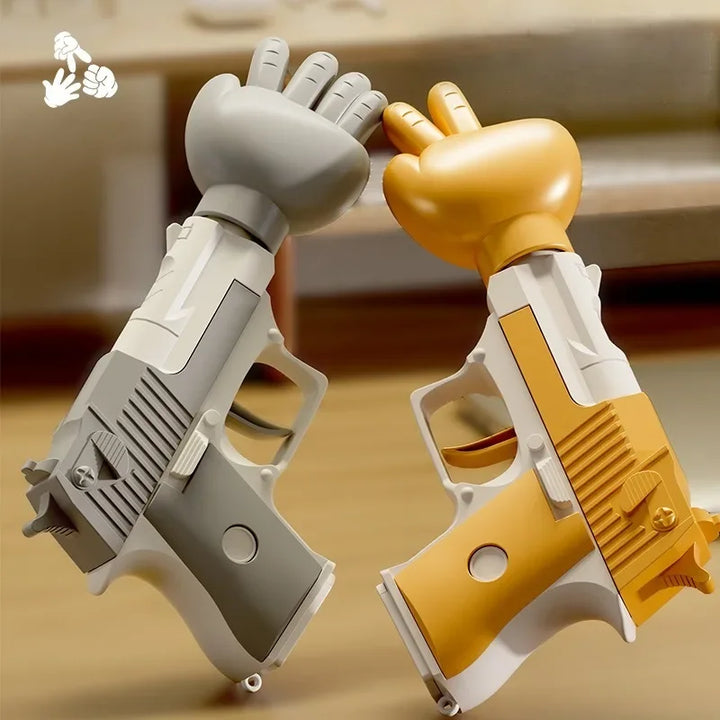 Rock Paper Scissors Gun Interactive Party Game Toy