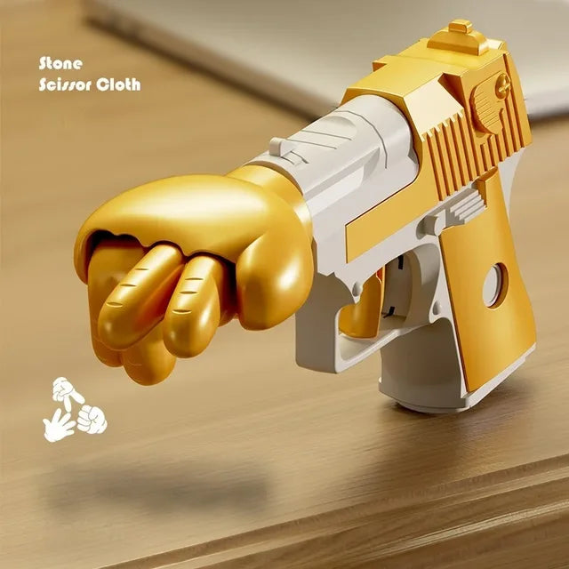 Rock Paper Scissors Gun Interactive Party Game Toy