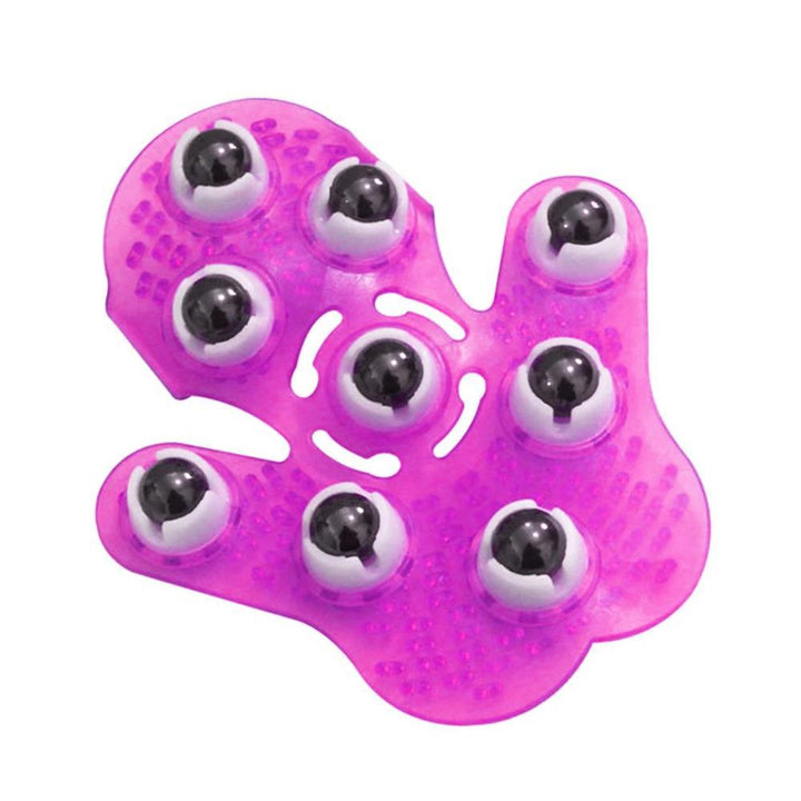 Massage Glove with Roller Balls for Body Relief