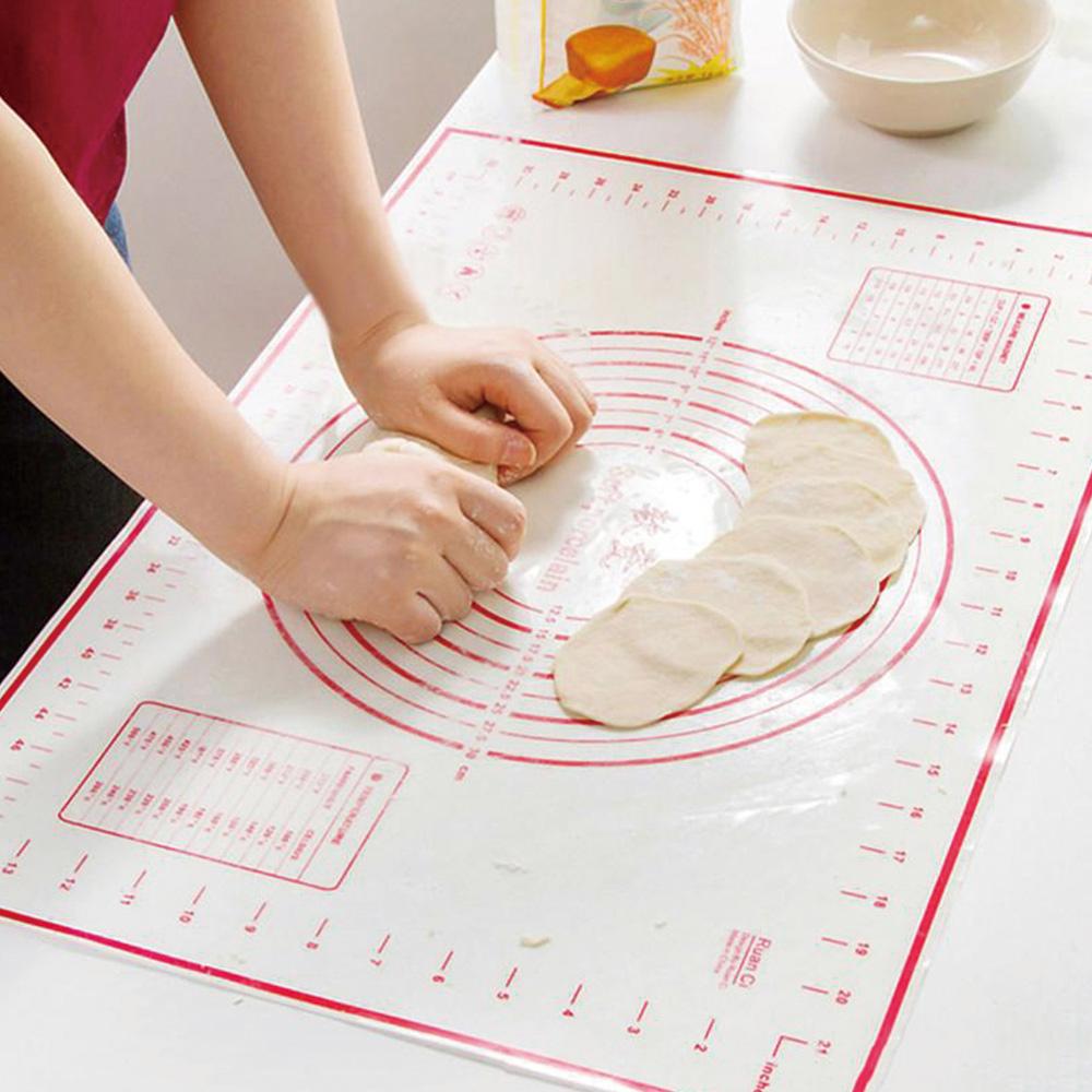 Non-Stick Silicone Dough Rolling Mat With Size Guides