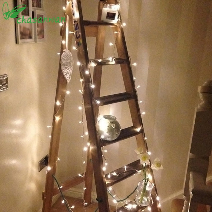 10m LED String Lights for Warm Christmas Ambience