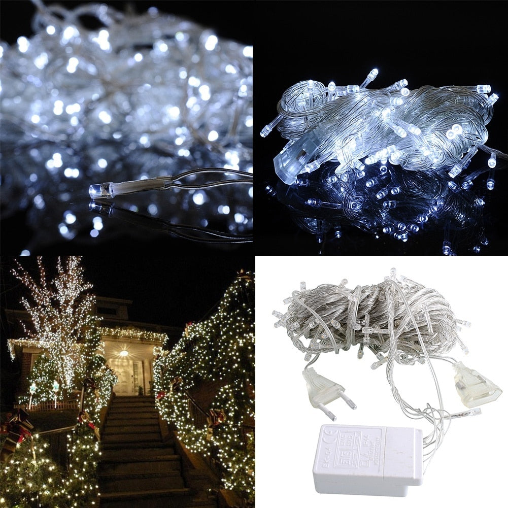 10m LED String Lights for Warm Christmas Ambience