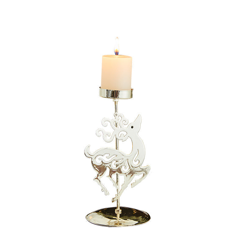 Christmas Candle Holder Tray for Elegant Centerpieces