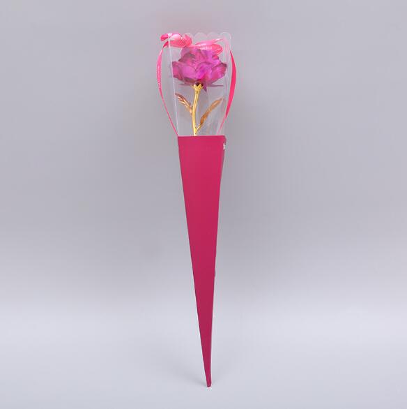 LED Fairy Rose Lamp: Colorful Romantic Galaxy Decor