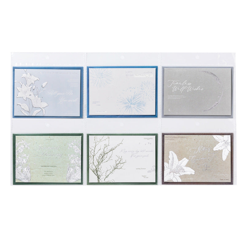 Embossed Botanical Greeting Card for Heartfelt Messages