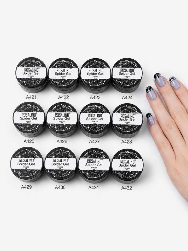 ROSALIND Spider Gel Nail Art Polish — 12 Colors UV/LED