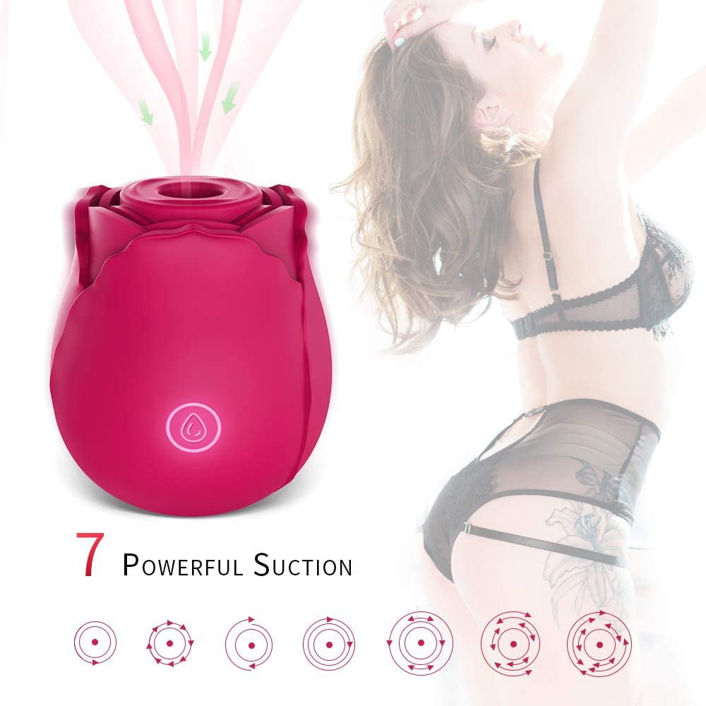 Rose Suction Vibrator for Targeted Clitoral Pleasure