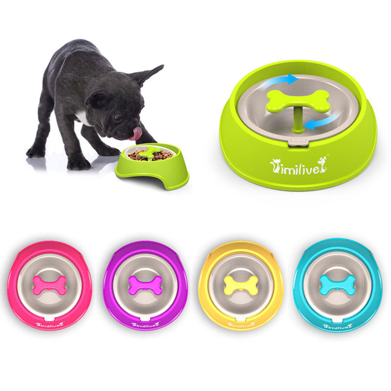 Rotary Slow Feeder Dog Bowl for Healthier Daily Eating
