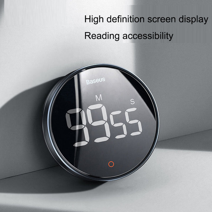 Rotating Digital Kitchen Timer With Magnetic Stand