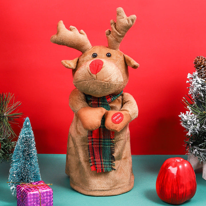 Dancing Musical Reindeer Christmas Decoration Ornament