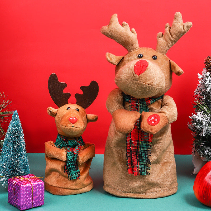 Dancing Musical Reindeer Christmas Decoration Ornament