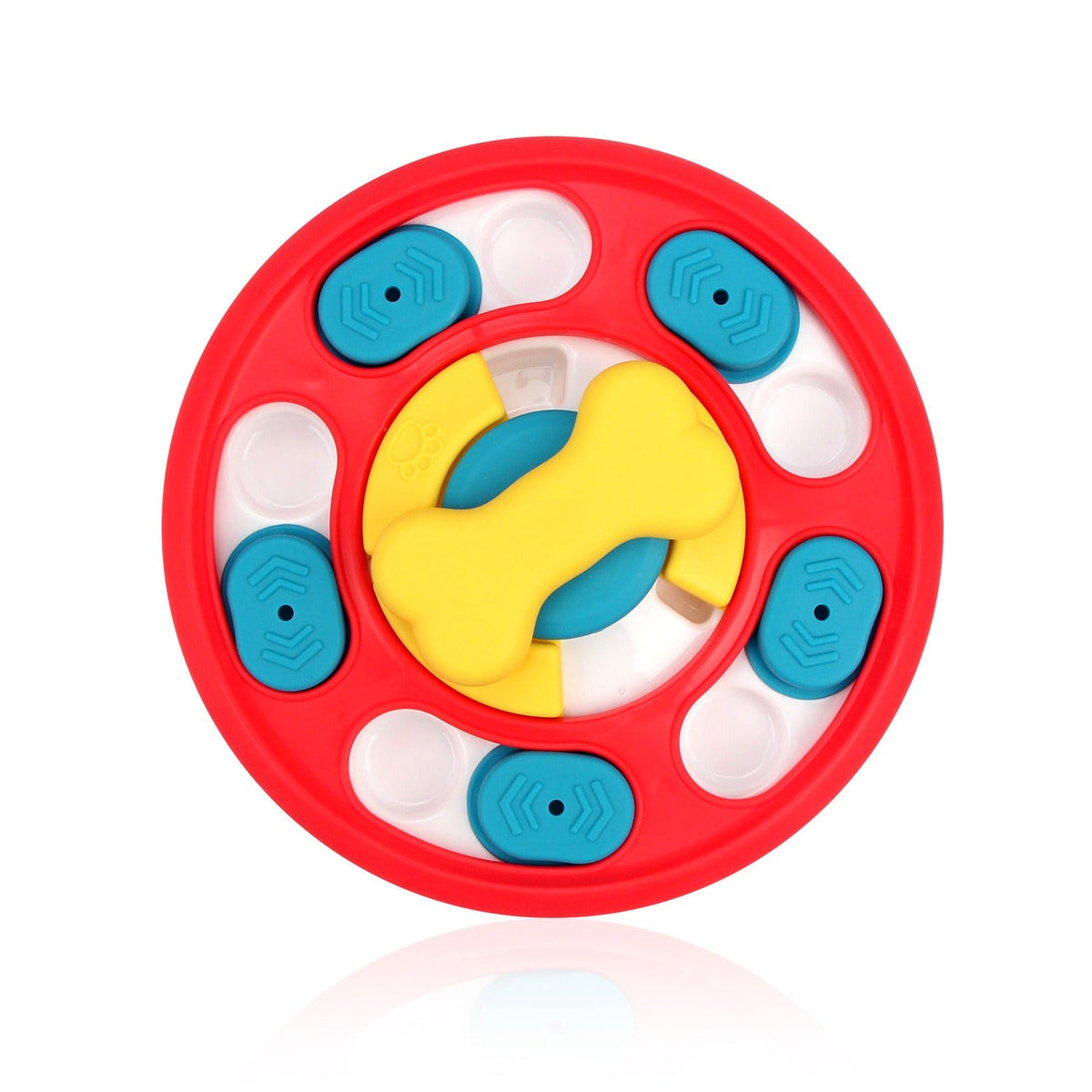 Rotating Slow Feeder Dog Bowl for Mental Enrichment