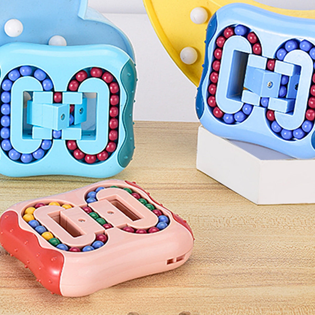 Rotating Puzzle Cube for Focus & Fine Motor Skills