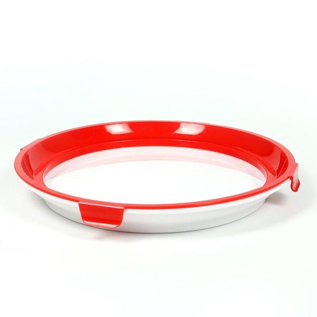 Round Food Preservation Tray for Fridge Storage