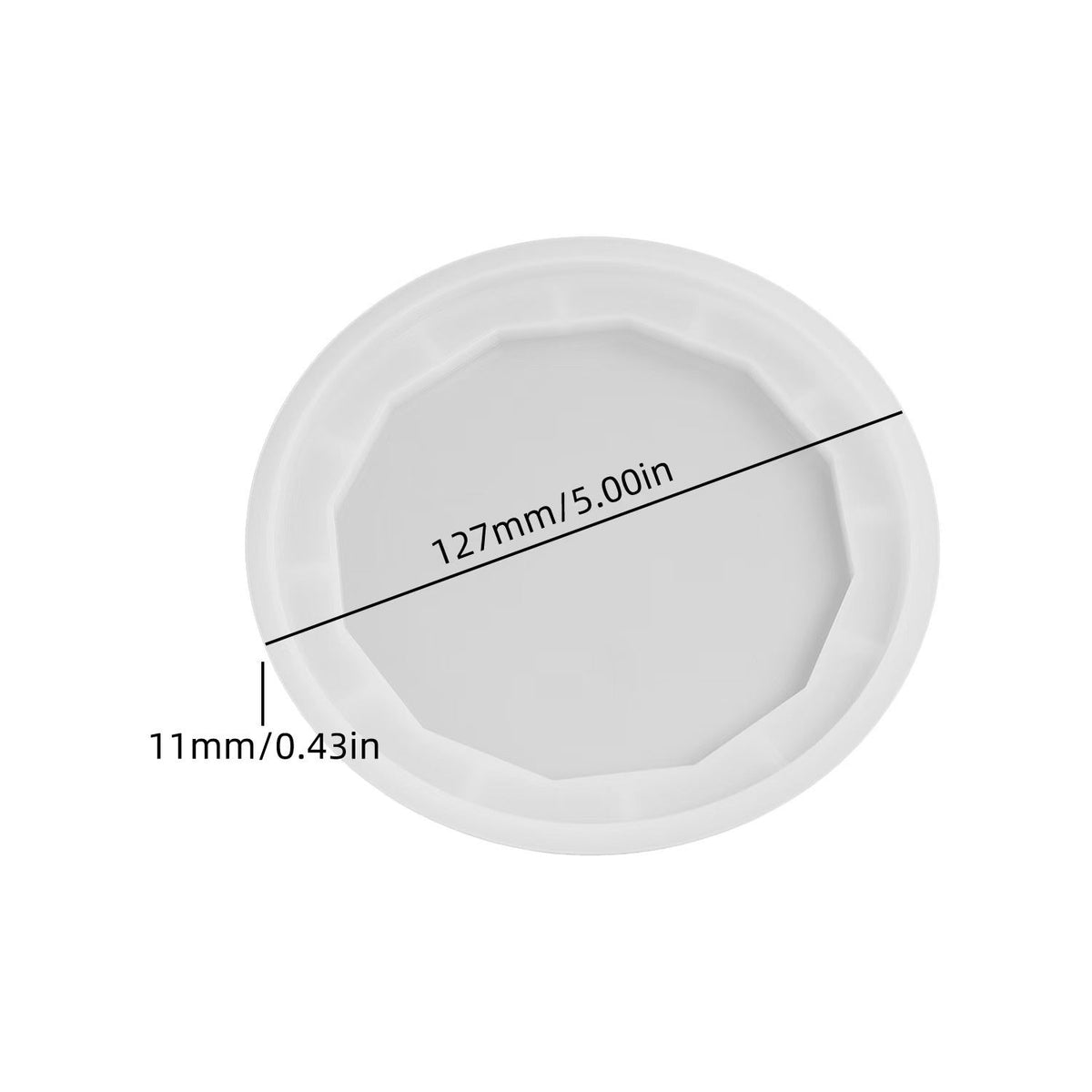 Silicone Candle Holder Mold for Miniature Town Decor