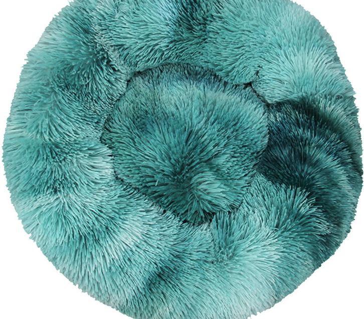 Round Plush Pet Bed for Warm, Secure Cozy Nesting