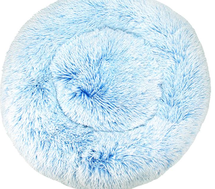 Round Plush Pet Bed for Warm, Secure Cozy Nesting