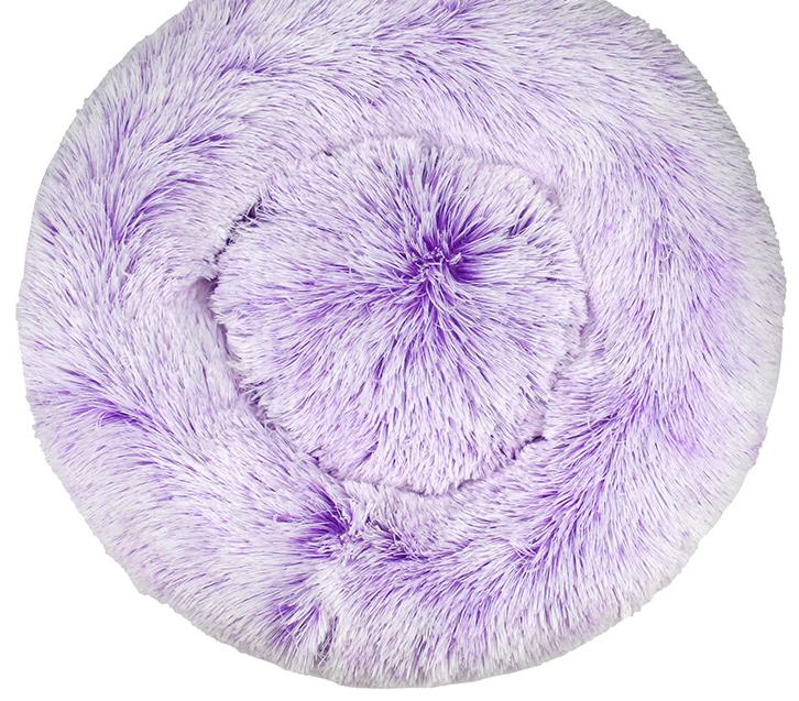 Round Plush Pet Bed for Warm, Secure Cozy Nesting