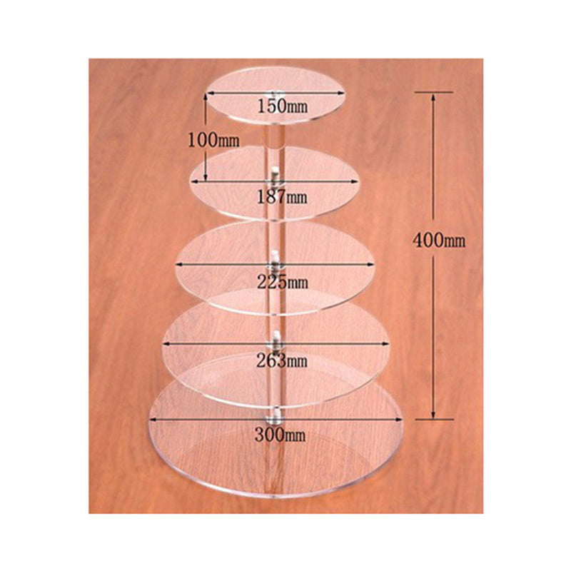 Acrylic Cake Stand for Elevated Dessert Table Displays