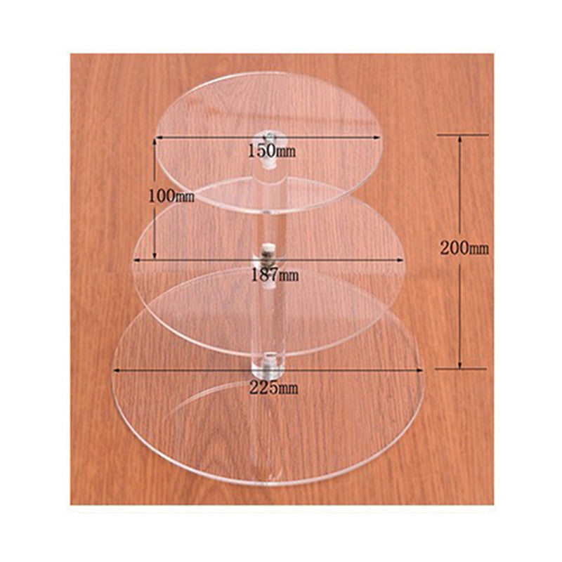 Acrylic Cake Stand for Elevated Dessert Table Displays