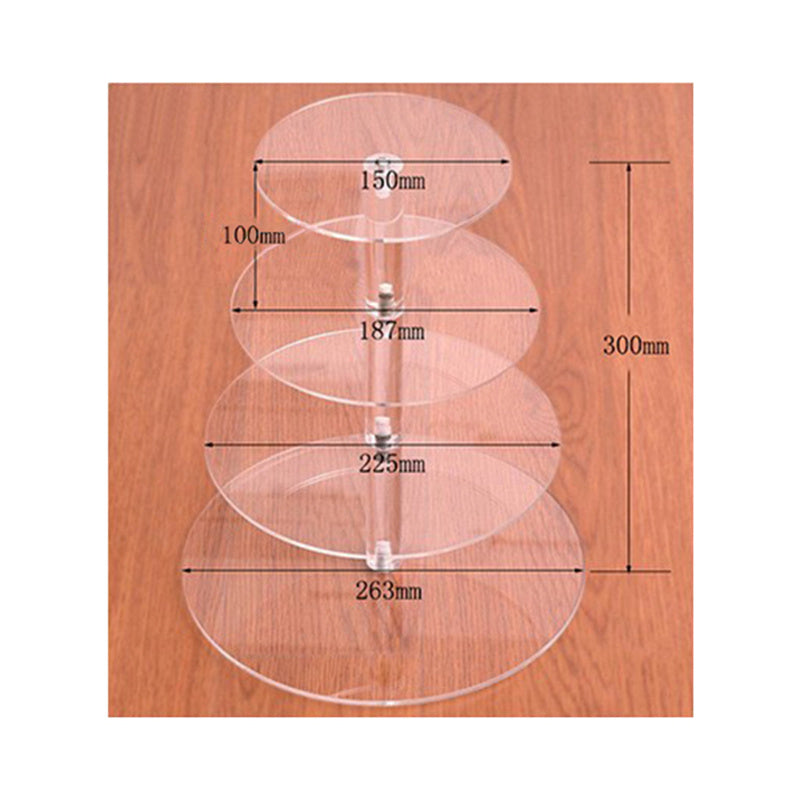 Acrylic Cake Stand for Elevated Dessert Table Displays