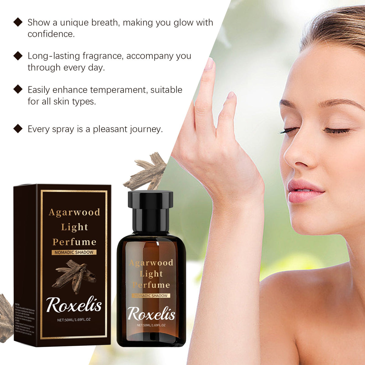 Woody Floral Eau De Toilette Portable Daily Fragrance