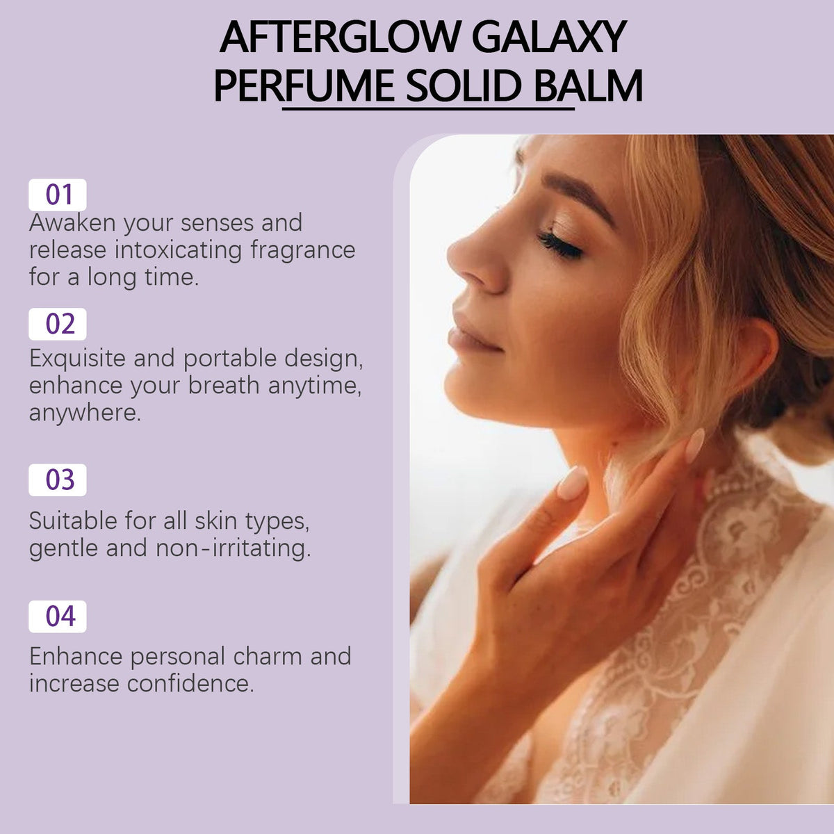 Portable Solid Perfume Balm for Elegant Everyday Fragrance