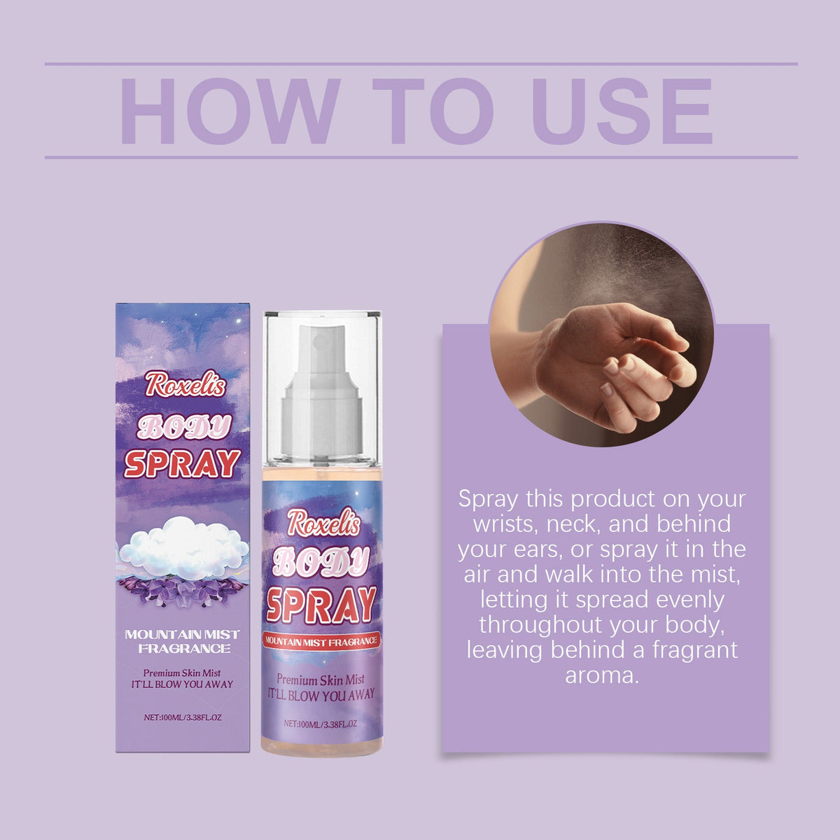 Mountain Mist Body Spray – Moisturizing Fragrance
