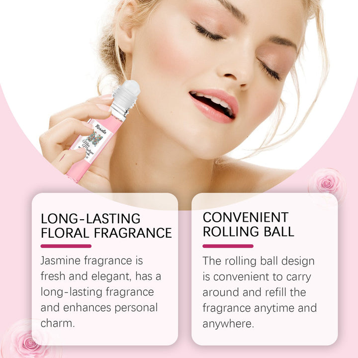 Portable Roll-On Perfume Oil for Fresh Floral Fragrance
