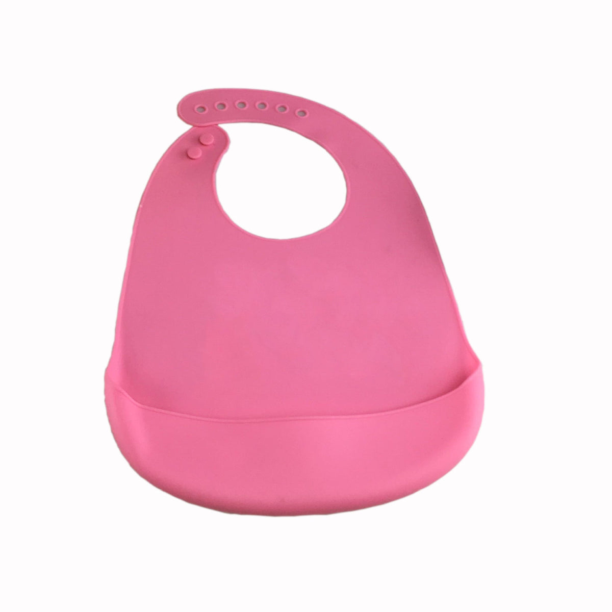 Silicone Baby Bibs with Adjustable Catch-All Pocket