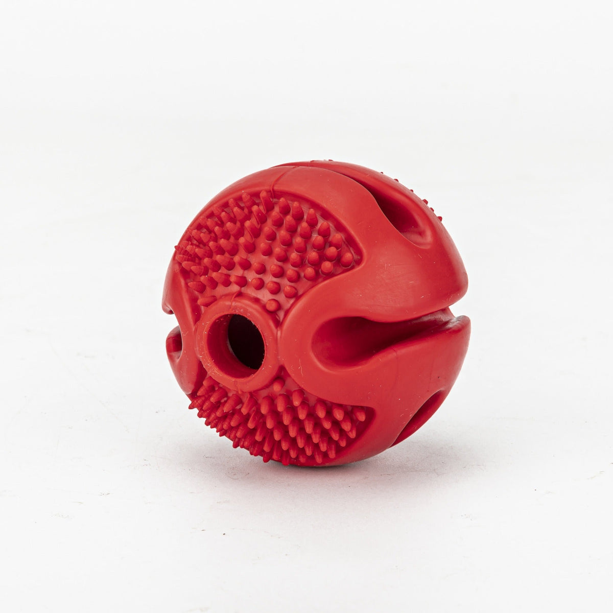 Rubber Dog Dental Ball Treat Dispenser for Enrichment