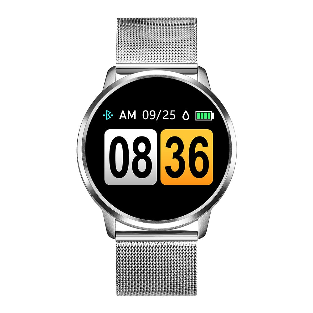 Rose Gold Women's Smartwatch with Heart Rate Tracker