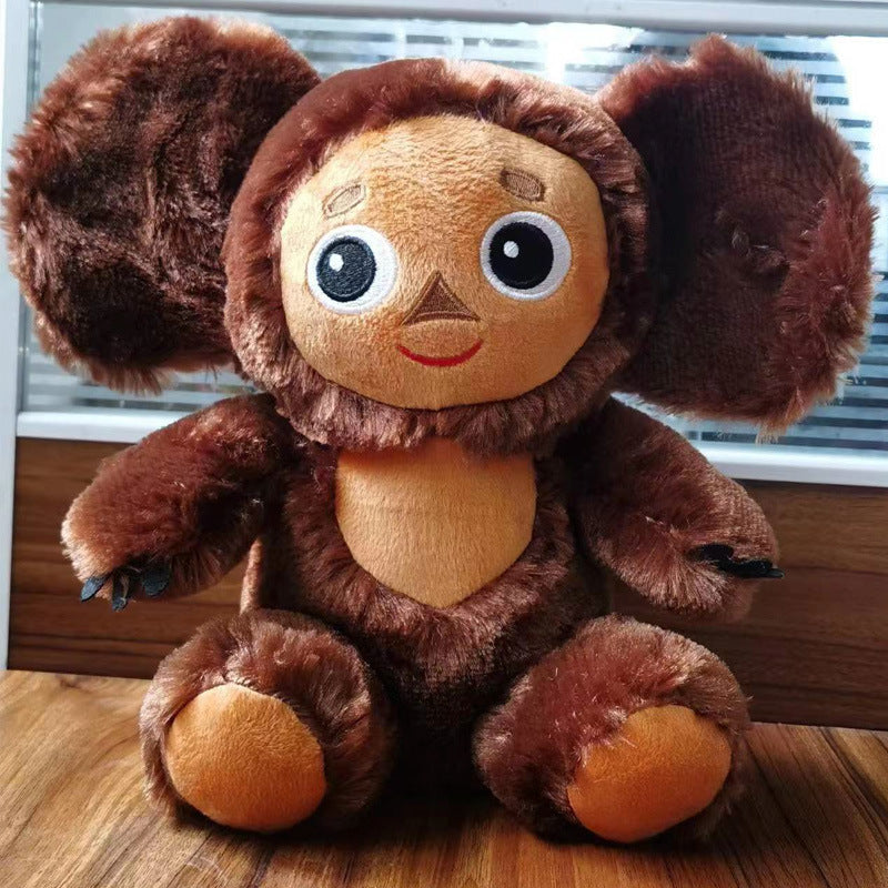 Big Ear Monkey Plush Toy for Cozy, Playful Cuddles