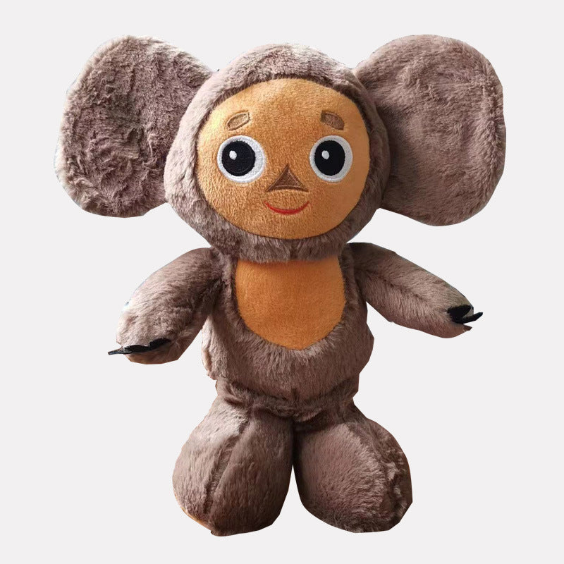 Big Ear Monkey Plush Toy for Cozy, Playful Cuddles