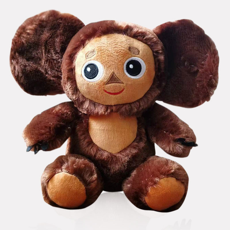 Big Ear Monkey Plush Toy for Cozy, Playful Cuddles