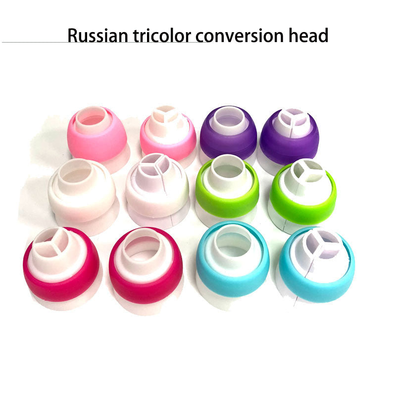Piping Tip Converter: 3 Colors From One Piping Bag