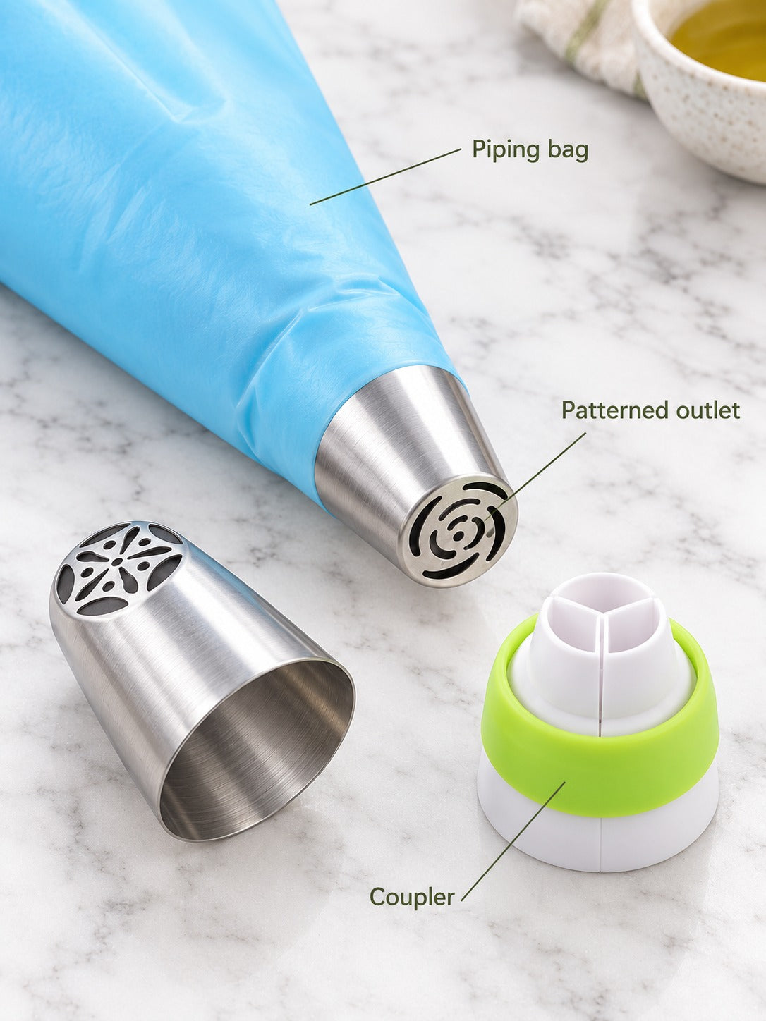 Russian Piping Tips Set: 14 Flower Nozzles for Cakes