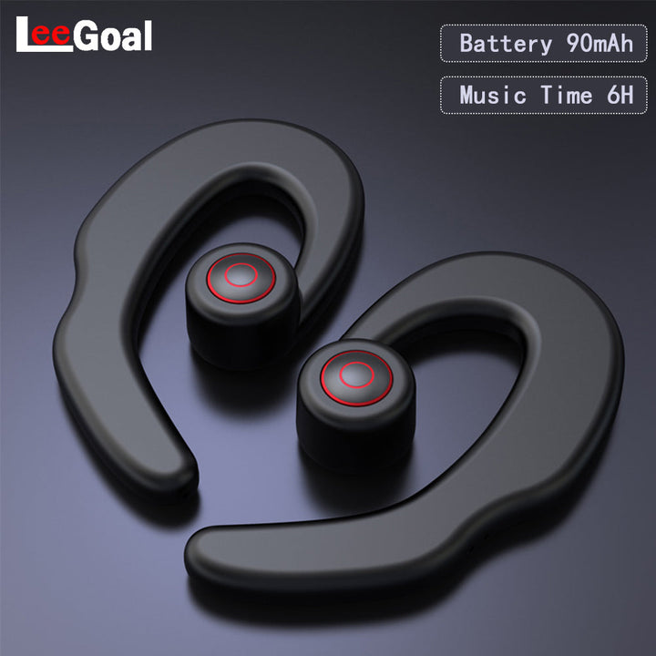 Lightweight Bluetooth Ear-Hook Headset for Running & Calls