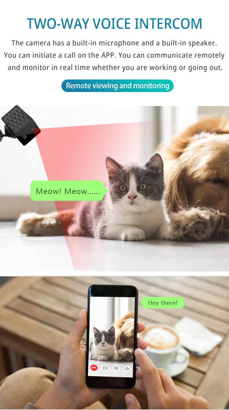 Wireless HD Home Security Camera with Infrared Night Vision