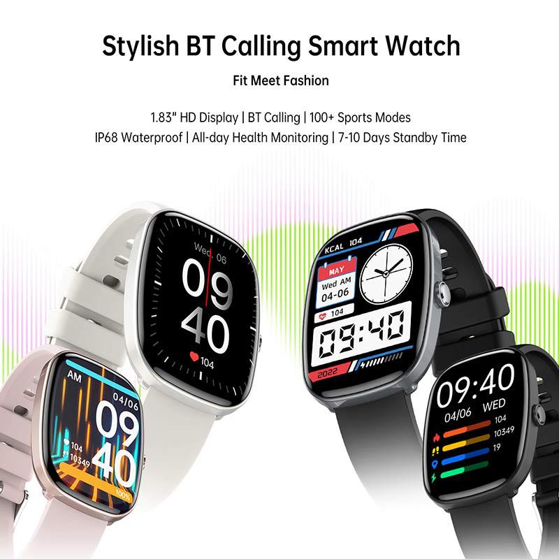 Bluetooth Calling Smartwatch with Heart Rate & IP68