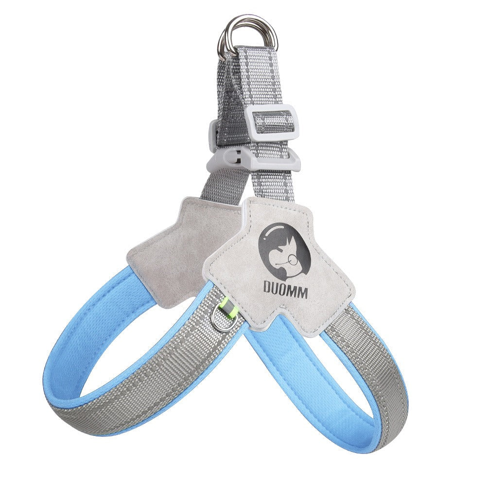 Reflective Dog Chest Harness for Secure Comfortable Walks