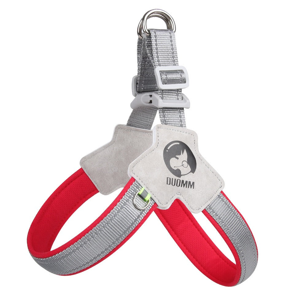 Reflective Dog Chest Harness for Secure Comfortable Walks